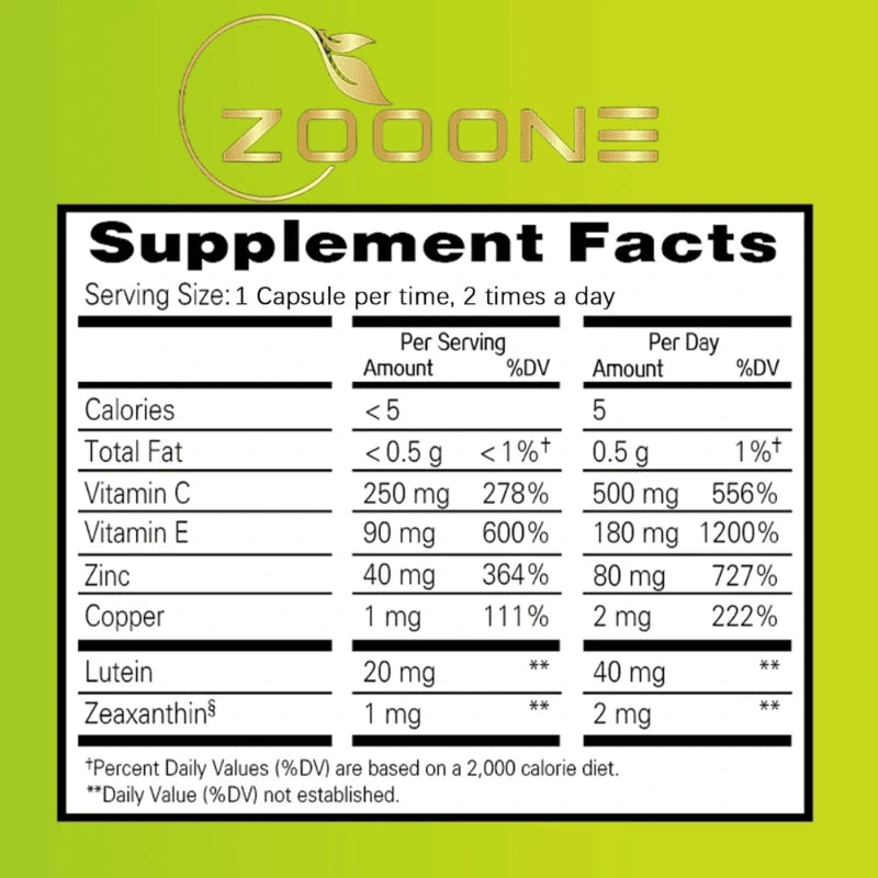 ZOOONE – Apoyo Nutricional para tu Bienestar Visual