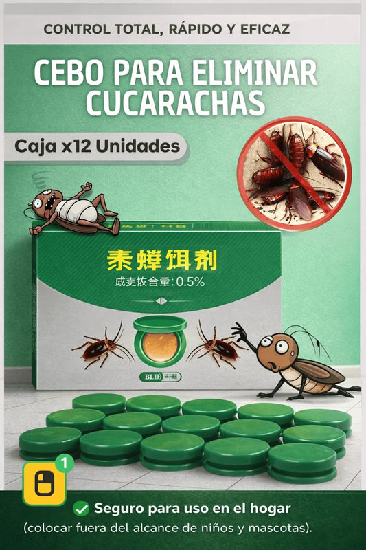 Cebo Eficaz Para Eliminar Cucarachas 🪳